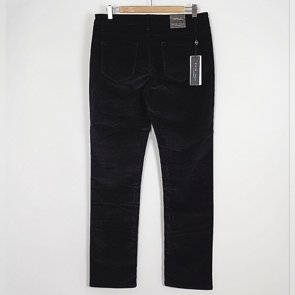 Parasuco 2016 Denim Women's Black Corduroy Pants Mid Rise Straight Leg Size 10 - Picture 2 of 15
